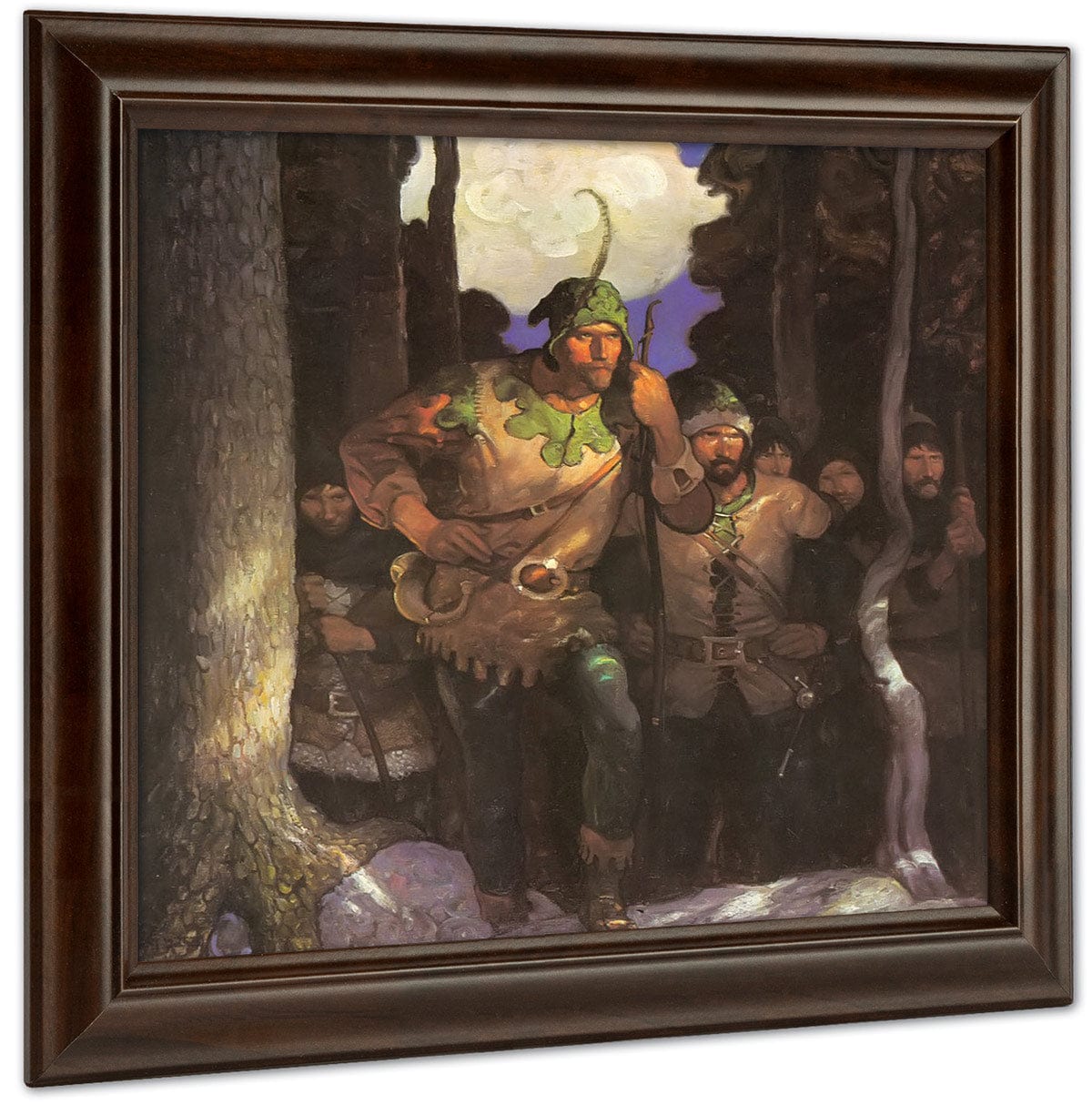 Robin Hood And The Men Of The Greenwood By NC Wyeth Fine Art Print