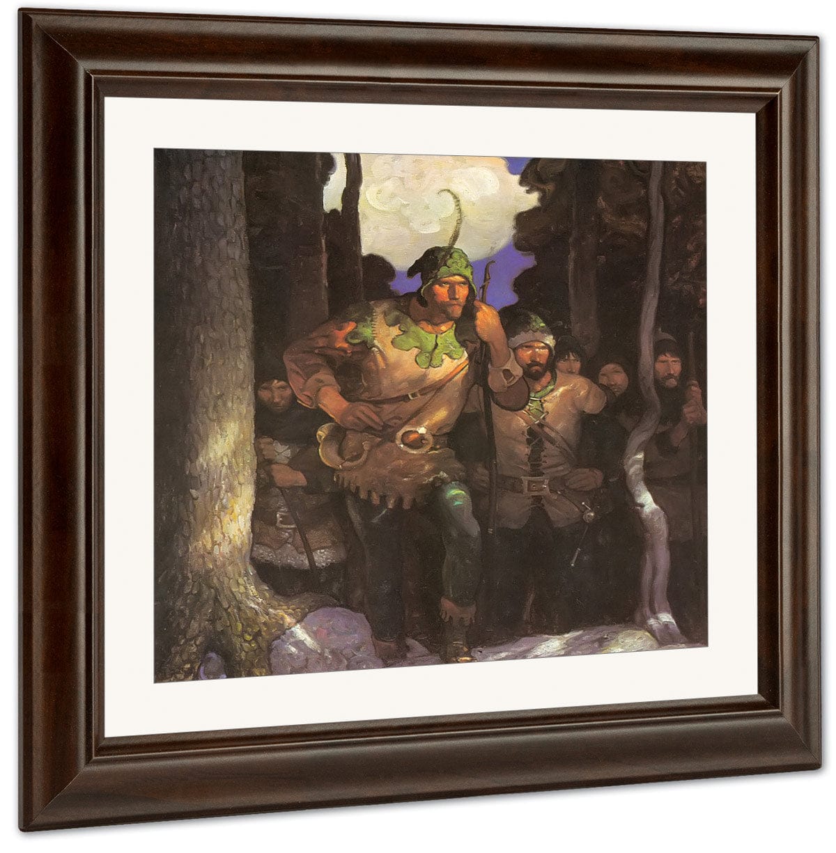 Robin Hood And The Men Of The Greenwood By NC Wyeth Fine Art Print