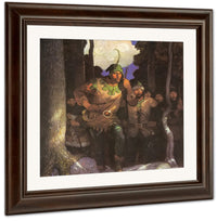 Robin Hood And The Men Of The Greenwood By NC Wyeth Fine Art Print