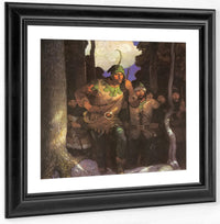 Robin Hood And The Men Of The Greenwood By NC Wyeth Fine Art Print