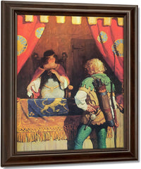 Robin Meets Maid Marian By NC Wyeth Fine Art Print