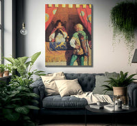 Robin Meets Maid Marian By NC Wyeth Fine Art Print