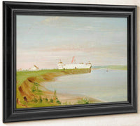 Rock Island, United States Garrison By George Catlin Fine Art Print