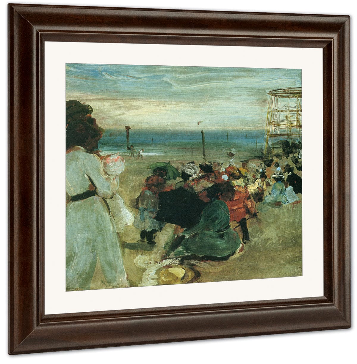 Rockaway Beach 1901 By Alfred Maurer Fine Art Print