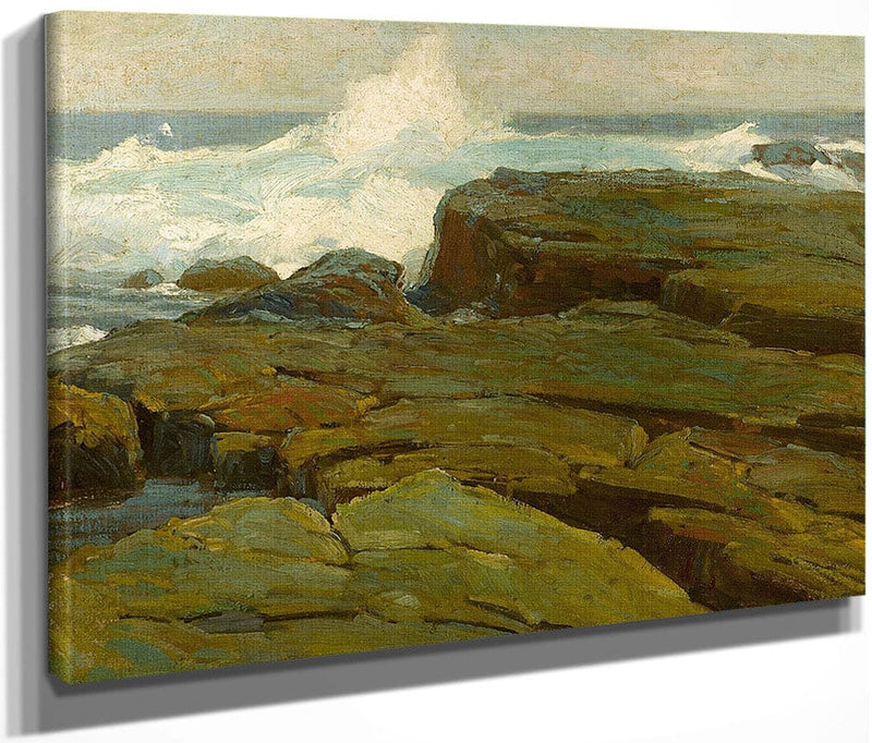 Rocks And Sea By Edgar Payne Fine Art Print