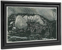 Rocks And Straws By Nicolai Astrup Fine Art Print