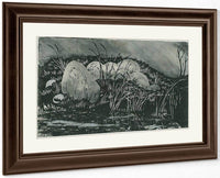 Rocks And Straws By Nicolai Astrup Fine Art Print