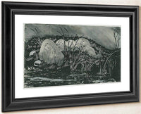 Rocks And Straws By Nicolai Astrup Fine Art Print