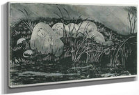 Rocks And Straws By Nicolai Astrup Fine Art Print