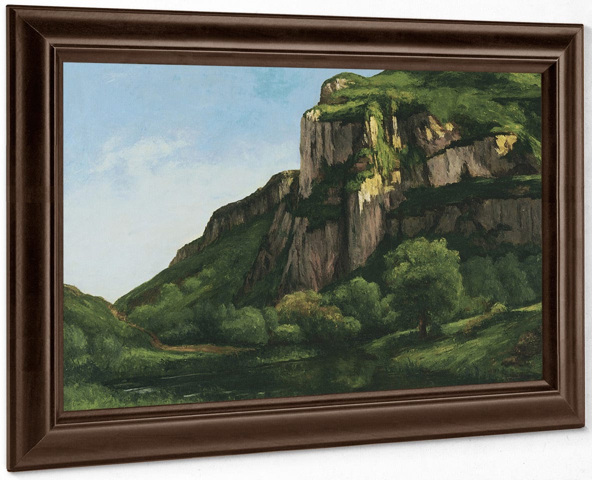 Rocks At Mouthier By Jean Desire Gustave Courbet Fine Art Print