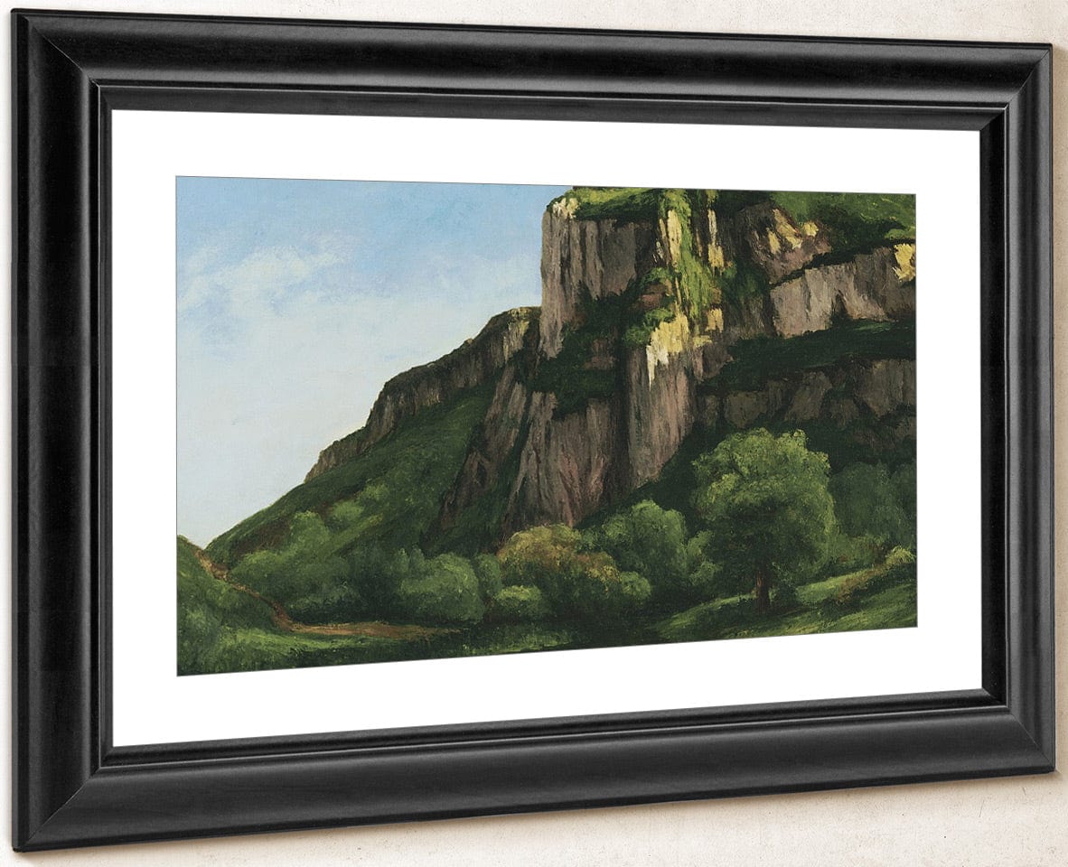 Rocks At Mouthier By Jean Desire Gustave Courbet Fine Art Print