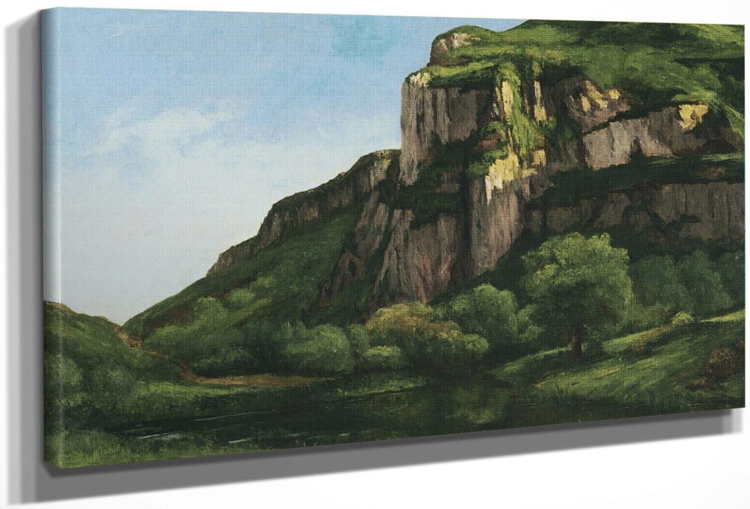 Rocks At Mouthier By Jean Desire Gustave Courbet Fine Art Print
