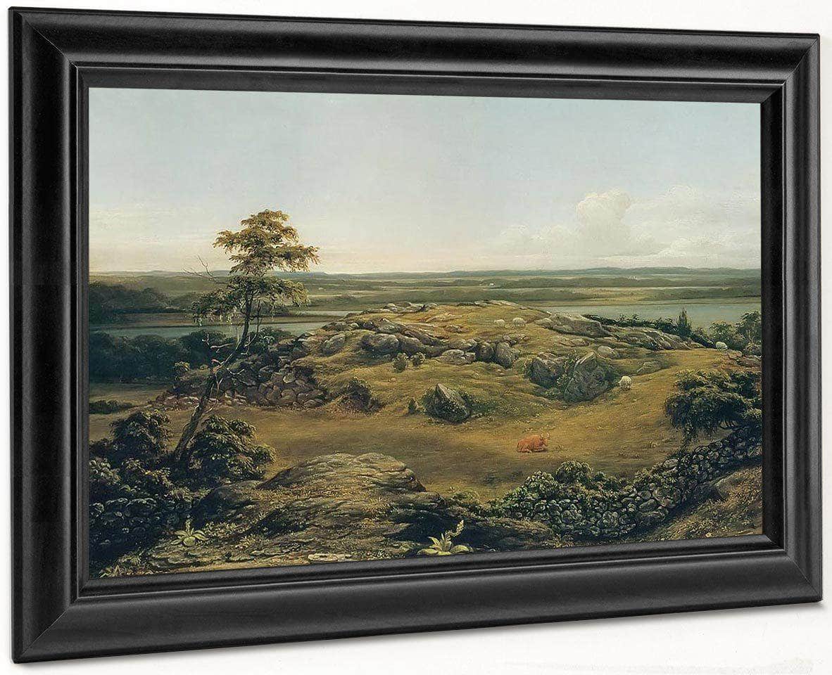 Rocks In New England By Martin Johnson Heade Fine Art Print