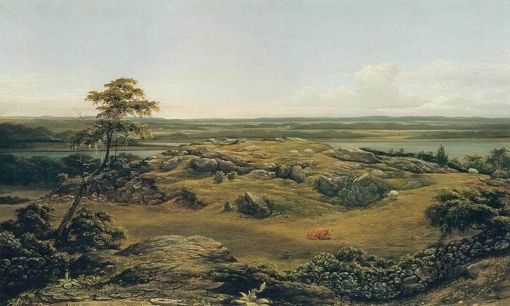 Rocks In New England By Martin Johnson Heade Fine Art Print