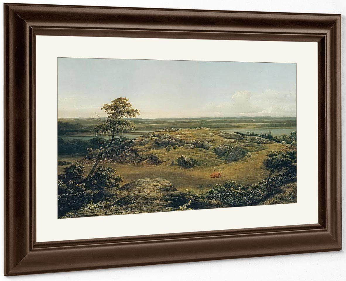 Rocks In New England By Martin Johnson Heade Fine Art Print