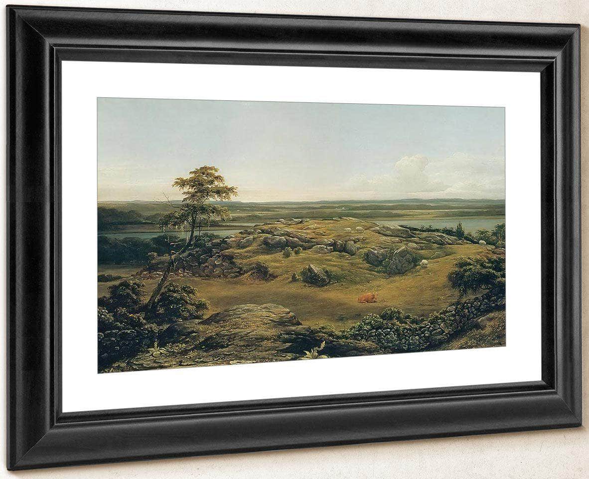 Rocks In New England By Martin Johnson Heade Fine Art Print