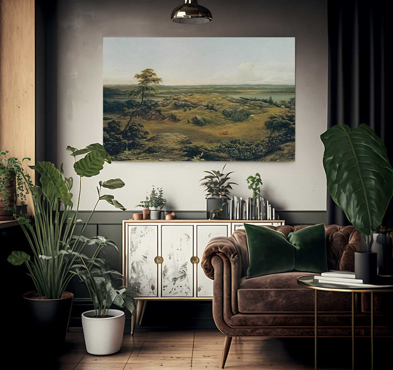 Rocks In New England By Martin Johnson Heade Fine Art Print