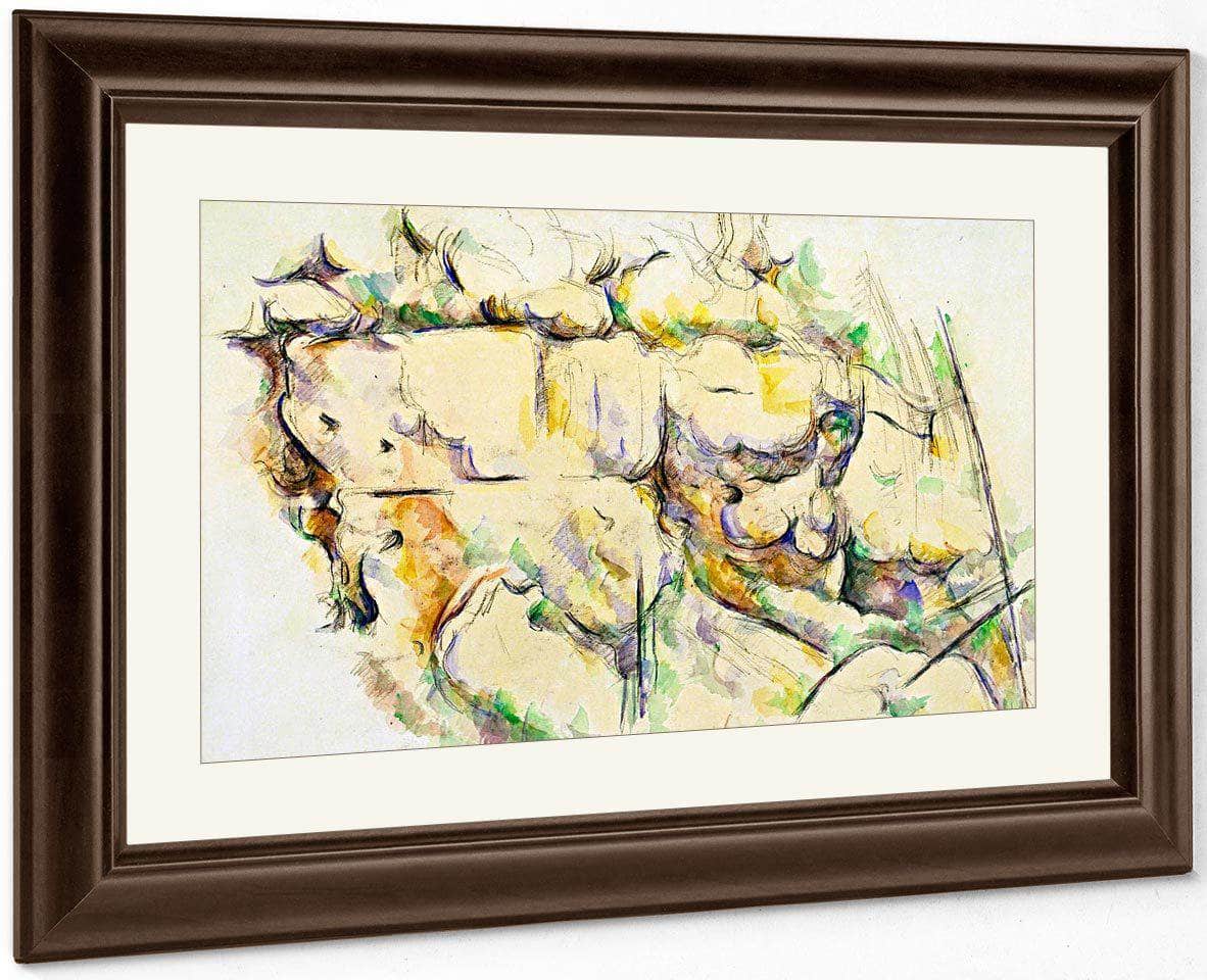 Rocks Near The Caves Above Chateau Noir By Cezanne Paul Fine Art Print