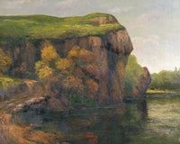 Rocky Cliffs By Jean Desire Gustave Courbet Fine Art Print