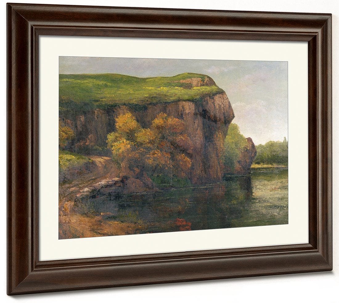 Rocky Cliffs By Jean Desire Gustave Courbet Fine Art Print