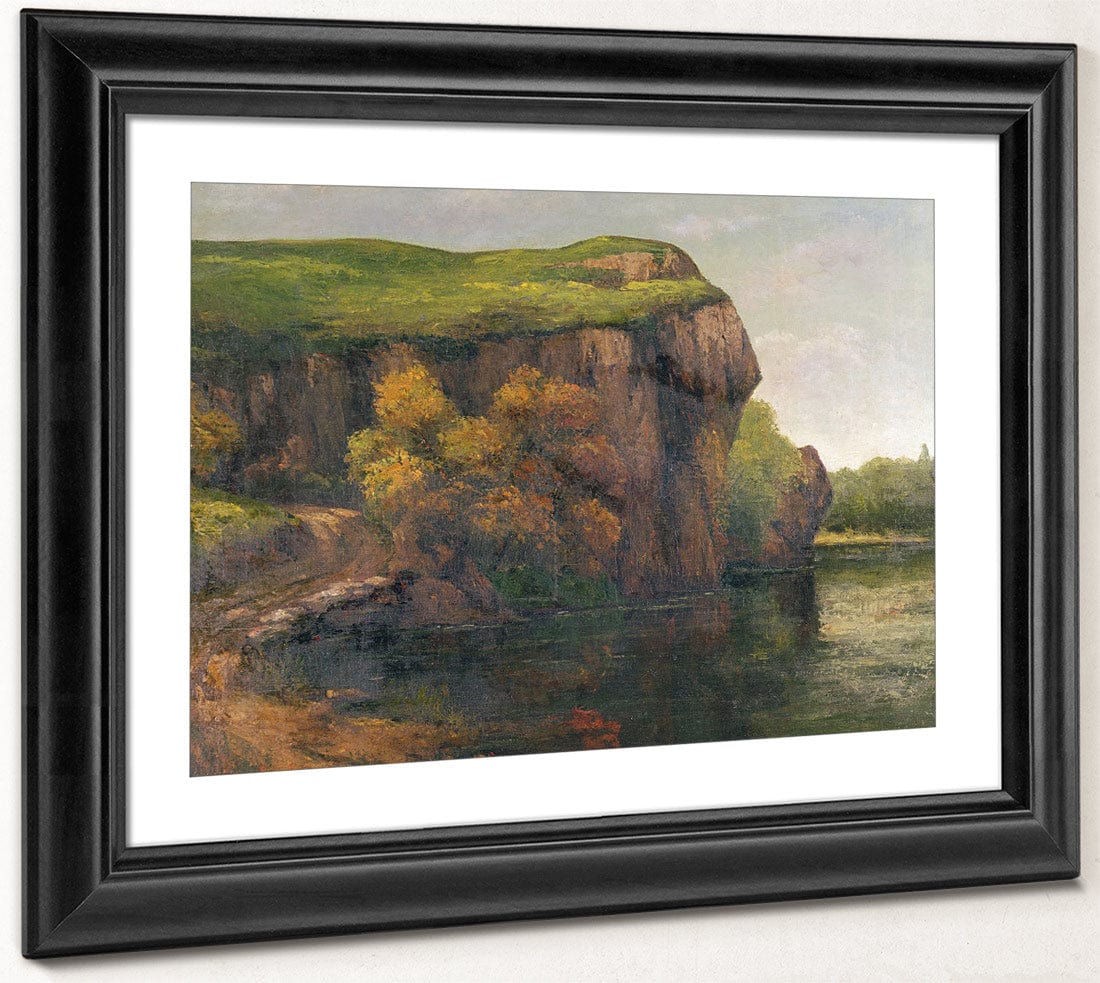 Rocky Cliffs By Jean Desire Gustave Courbet Fine Art Print