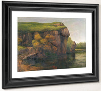 Rocky Cliffs By Jean Desire Gustave Courbet Fine Art Print