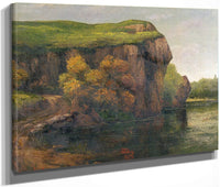 Rocky Cliffs By Jean Desire Gustave Courbet Fine Art Print