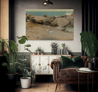 Rocky Coast And Gulls 1869 By Winslow Homer Fine Art Print