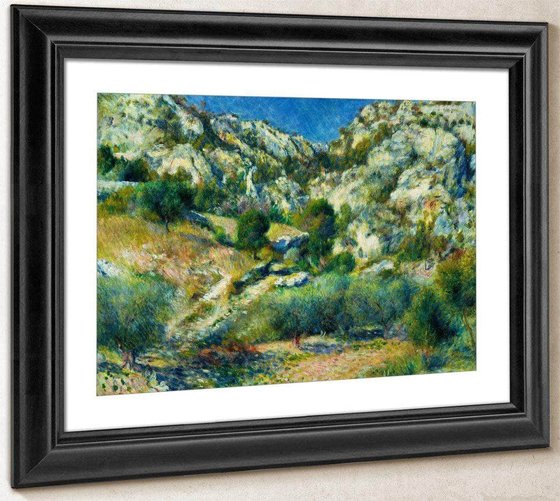 Rocky Crags At L'estaque By Pierre August Renoir Fine Art Print