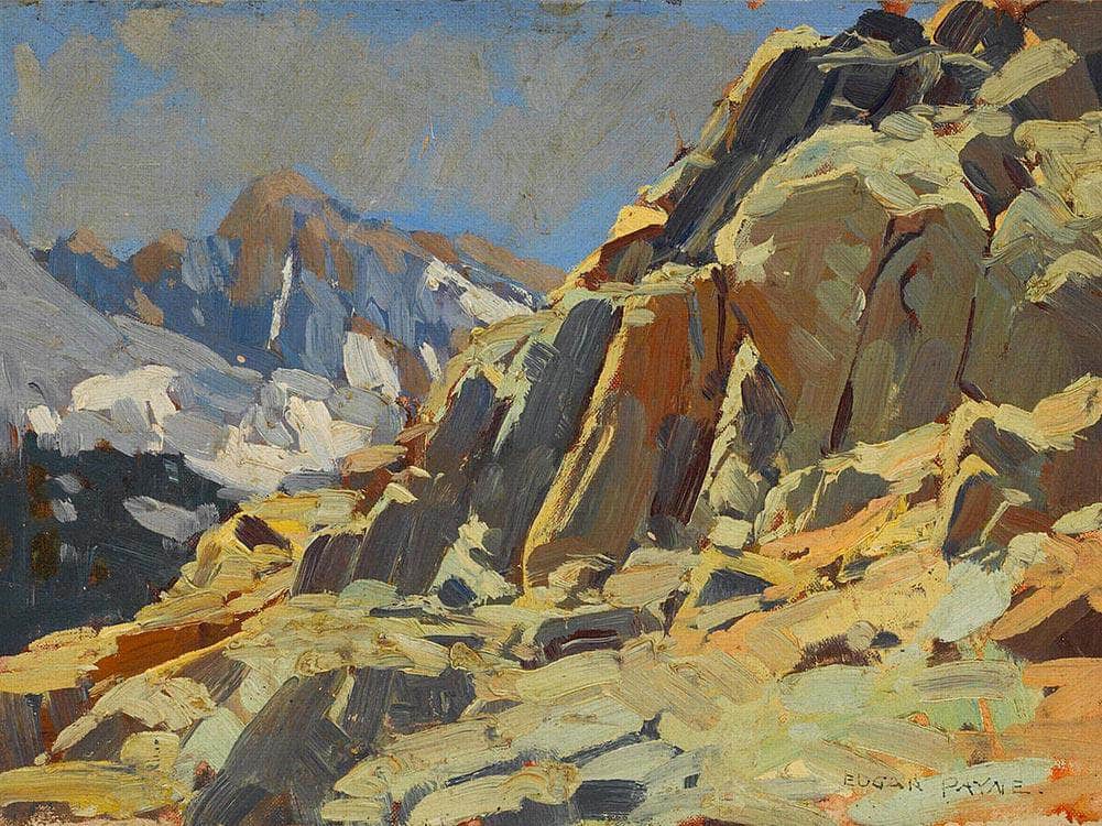 Rocky Crags By Edgar Payne Fine Art Print