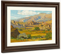 Rocky Desert Mountains By William Wendt Fine Art Print