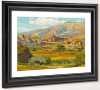 Rocky Desert Mountains By William Wendt Fine Art Print