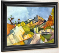 Rocky Landscape By August Macke Fine Art Print