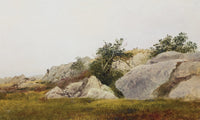 Rocky Landscape By John Frederick Kensett Fine Art Print