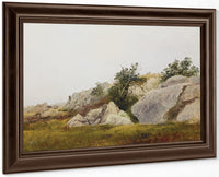 Rocky Landscape By John Frederick Kensett Fine Art Print