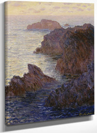 Rocky Point At Port Goulphar By Claude Monet Fine Art Print