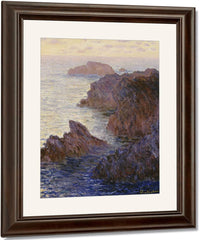 Rocky Point At Port Goulphar By Claude Monet Fine Art Print