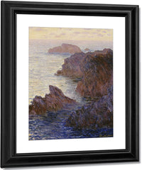 Rocky Point At Port Goulphar By Claude Monet Fine Art Print