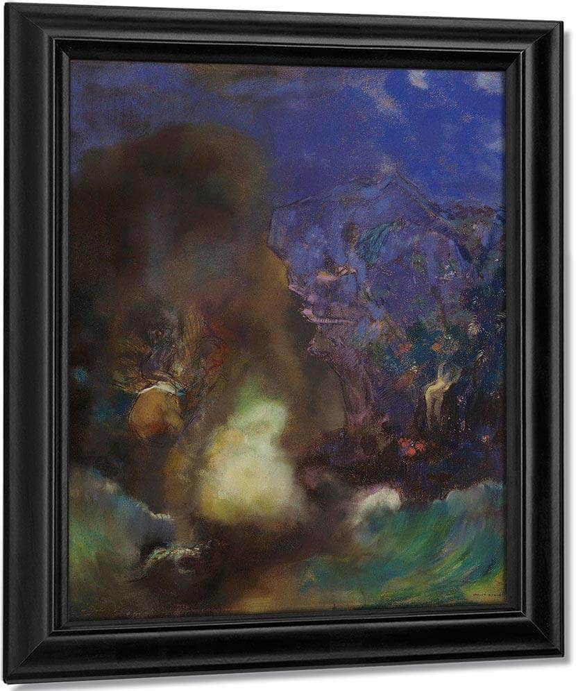 Roger And Angelica By  Redon, Odilon Fine Art Print