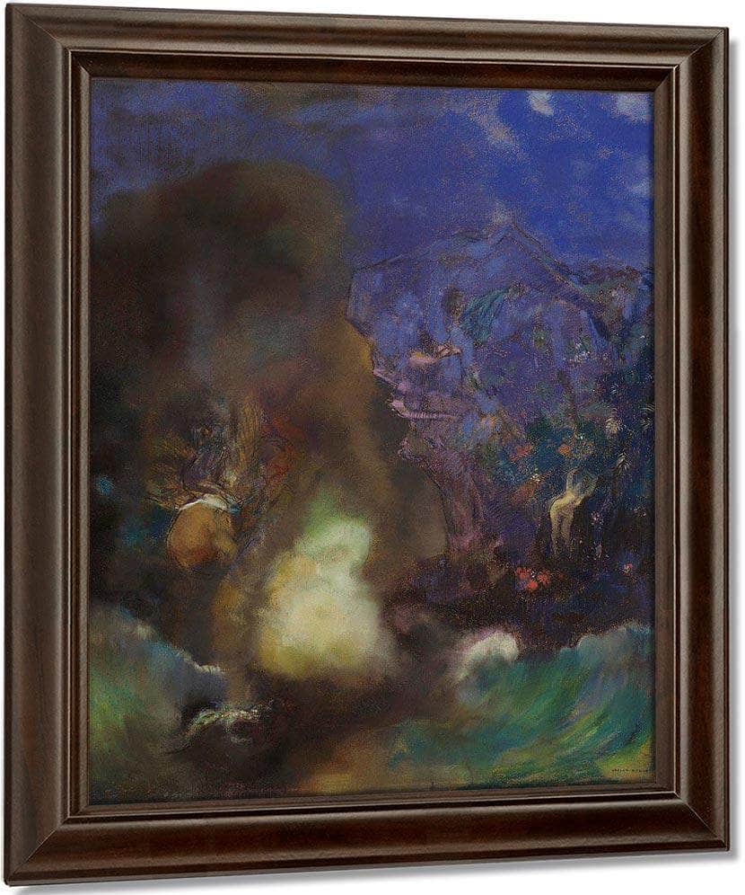 Roger And Angelica By  Redon, Odilon Fine Art Print
