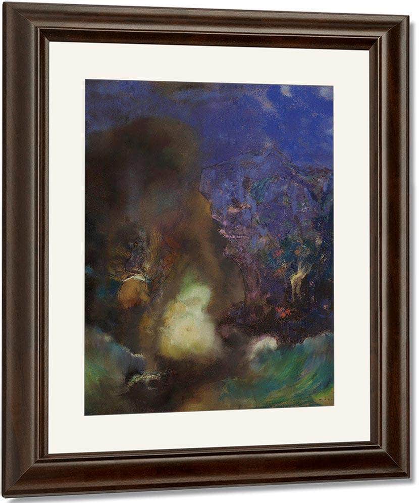 Roger And Angelica By  Redon, Odilon Fine Art Print