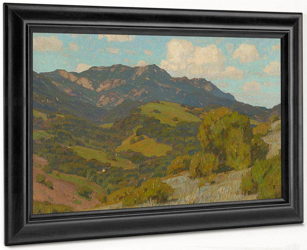 Rolling Hills California 1910 By William Wendt Fine Art Print