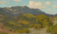 Rolling Hills California 1910 By William Wendt Fine Art Print