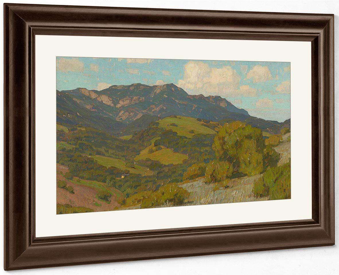 Rolling Hills California 1910 By William Wendt Fine Art Print
