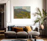 Rolling Hills California 1910 By William Wendt Fine Art Print