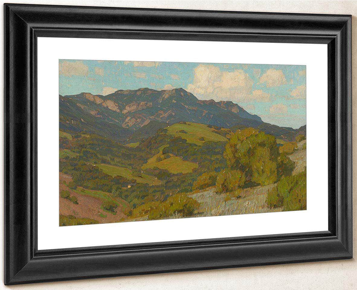 Rolling Hills California 1910 By William Wendt Fine Art Print