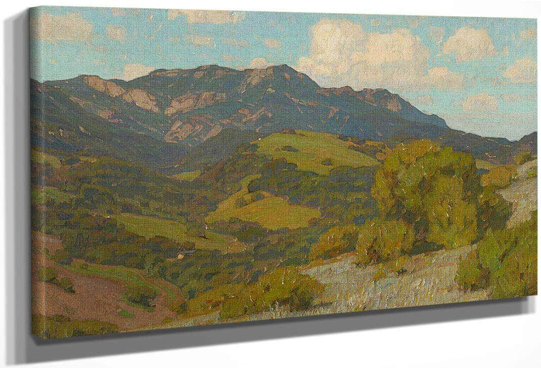 Rolling Hills California 1910 By William Wendt Fine Art Print