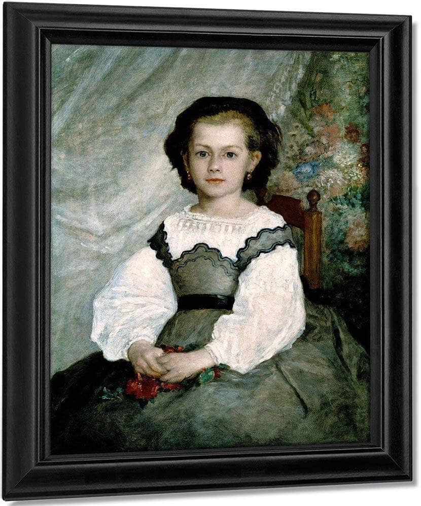Romaine Lacaux By Pierre August Renoir Fine Art Print