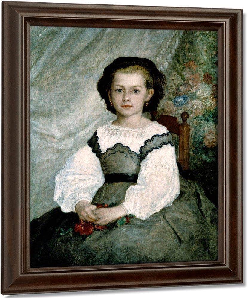 Romaine Lacaux By Pierre August Renoir Fine Art Print