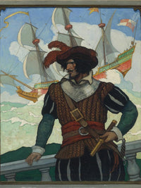 Romance Of Adventure By NC Wyeth Fine Art Print